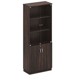 Βιβλιοθήκη ΕΟ705,1 80x40x211cm Dark Walnut