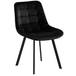 Καρέκλα Myriam ΕΜ7913,5 50x56x83cm Black Μέταλλο,Ύφασμα