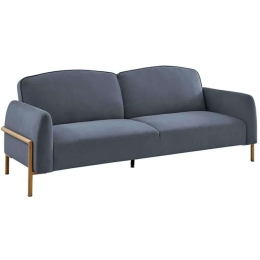 Καναπές - Κρεβάτι Molino Ε9415,1 218x85x83cm Dark Grey-Natural