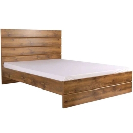 Κρεβάτι Borneo (Για Στρώμα 150x200cm) Ε7018,1 160x211x114cm Walnut Διπλό