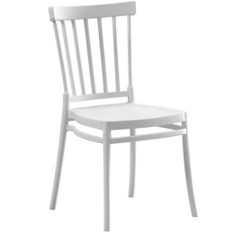 Καρέκλα Windsor Ε401,1 46x53x86cm White