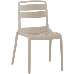 Καρέκλα Serenata Ε3806,2W 45x58x81cm Cappuccino