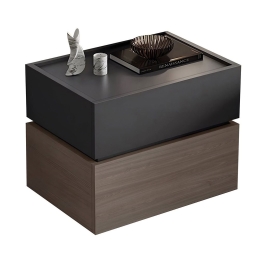 Κομοδίνο Vanity Ε7351,1 60x40x45cm Anthracite-Walnut