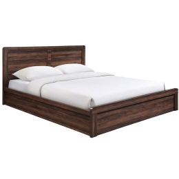 Κρεβάτι Διπλό Caliber Ε73860,2 168x210x100cm Walnut Διπλό