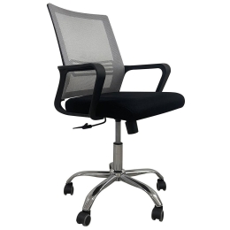 Πολυθρόνα Γραφείου BF2110 ΕΟ256,1 58x60x94/104cm Black-Grey