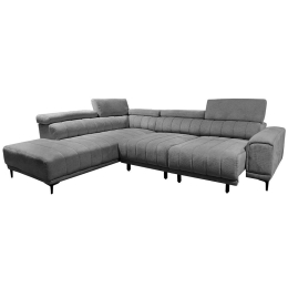 Καναπές Δεξιά Γωνία Massimo Ε983,2R 289x229x107/74-90cm Grey