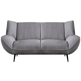 Καναπές Διθέσιος Emerald Ε9418,22 172x88x82cm Grey