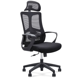 Πολυθρόνα Διευθυντή BF8600 ΕΟ619,1 62x68x114/124cm Black