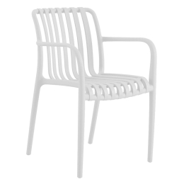 Πολυθρόνα Στοιβαζόμενη Moda-N Ε3800,1Ν 56x57x81cm White