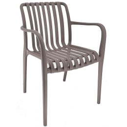 Πολυθρόνα Moda-N Στοιβαζόμενη Ε3800,3Ν 56x57x81cm Cappuccino-Beige