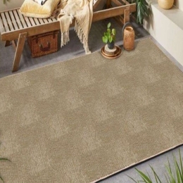 Χαλί Γεωμετρικό Καρώ 00.02.23108 Beige 120X180cm