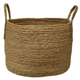 Καλάθι 00.06.67489 Φ38x30cm Ψάθινο Natural Ψάθα