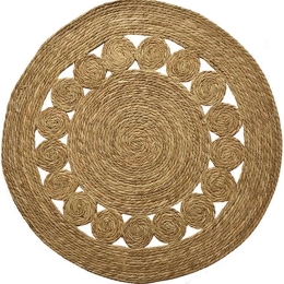 Χαλί Ψάθινο Dantelle 00.06.67516 Natural Round 80X80cm Round