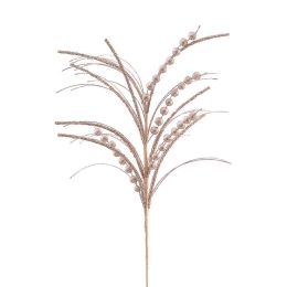 Κλαδί Με Glitter 00.11.13687 76cm Champagne