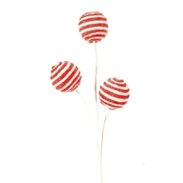 Κλαδί Candy Balls 00.11.96777 68cm Red-White