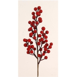 Κλαδί Berries 00.11.9768758 55cm Red