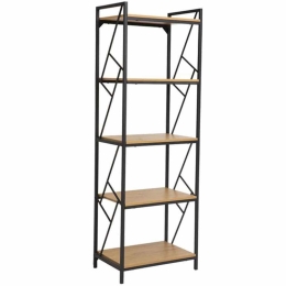 Ραφιέρα Δαπέδου 0016-224-043 60x40x180cm Sonoma-Black