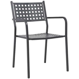 Πολυθρόνα 0030-91-005 54x51x84cm Grey