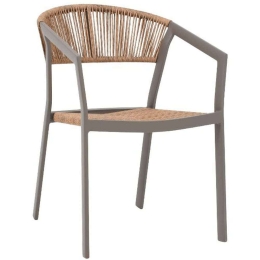 Πολυθρόνα Djenne 0043-124-007 57x61x81cm Brown-Natural