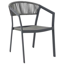 Πολυθρόνα Djenne 0043-124-009 57x61x81cm Grey