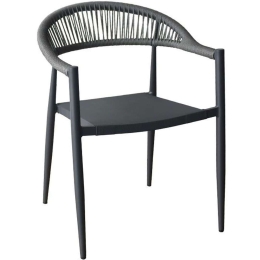 Πολυθρόνα Senegal 0043-124-012 56x60x78cm Grey