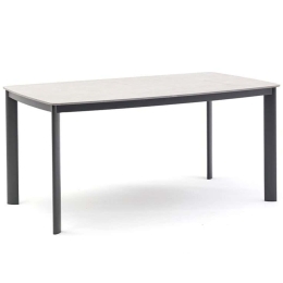 Τραπέζι Κήπου Asanio 0044-124-004 160x90x75cm Grey