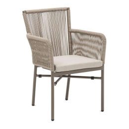 Πολυθρόνα Κήπου Mariel 0044-124-009 56x60x83cm Brown