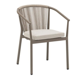 Πολυθρόνα Κήπου Rybina 0044-124-011 57x62x78cm Brown