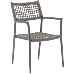 Πολυθρόνα Chiara 0044-125-012 56x58x86cm Grey