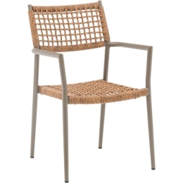 Πολυθρόνα Chiara 0044-125-013 56x58x86cm Brown