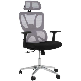 Καρέκλα Γραφείου 0045-124-008 64x62x130cm Grey-Black
