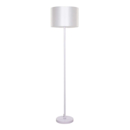 Φωτιστικό Δαπέδου Ashley 00823 1xE27 Με Καπέλο Φ35cm 145cm White GloboStar