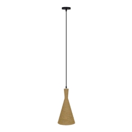 Φωτιστικό Οροφής Shanghai Rope 00918 1xΕ27 Φ20x39cm Beige GloboStar