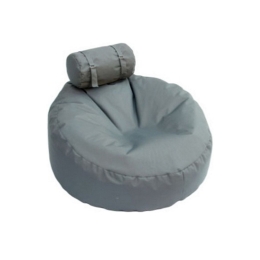 Πουφ Πολυθρόνα Cloud 01-00-1057 Αδιάβροχο Φ110x64cm Grey