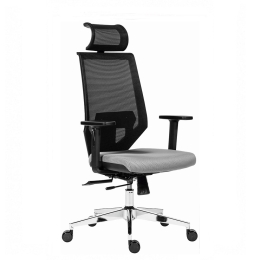 Καρέκλα Γραφείου Διευθυντή Edge 01-00-2244 53x68x119/132,5cm Grey