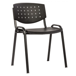 Καρέκλα Υποδοχής Taurus PN 01-00-2255 53,5x43x73cm Black