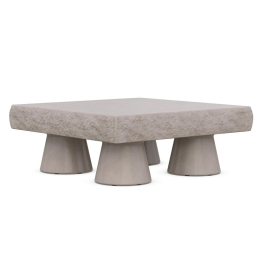 Τραπέζι Pensacola/Τ 01-00-2810 Concrete 104x104x40,6cm Oat