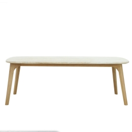 Τραπέζι Κήπου Mali/T 01-00-2846 225x100x79cm Beige-Natural