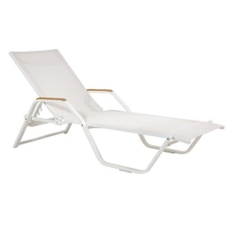 Ξαπλώστρα Majorca/W 01-00-398 70x198x33/50cm White