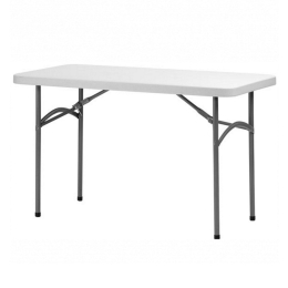 Τραπέζι Catering-Συνεδρίου Lubeck 01-01-936 Πτυσσόμενο 122x61x74cm White