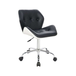 Καρέκλα Γραφείου BS1250 Λευκό-Black 01.0007 46X53X91-103cm
