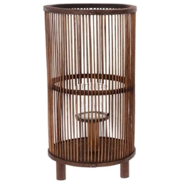 Φανάρι 012.862233141 22x41cm Brown Ξύλο