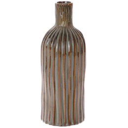 Βάζο - Μπουκάλι Hera 012.862250018 10,5x28cm Κεραμικό Brown Κεραμικό
