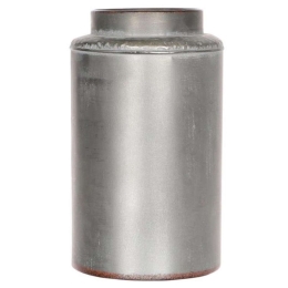 Βάζο Bullet 012.862259112 19,5x33,5cm Μεταλλικό Silver Μέταλλο