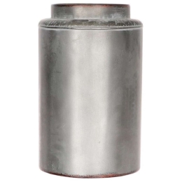 Βάζο Bullet 012.862259113 23x37,5cm Μεταλλικό Silver Μέταλλο