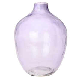 Βάζο Flashy 012.862396052 18x24cm Γυάλινο Lila Γυαλί