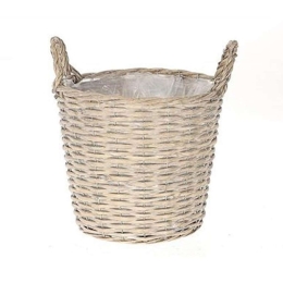 Καλάθι Με Νάιλον 012.862464130 Φ16,5x13cm Ψάθινο Natural Ψάθα
