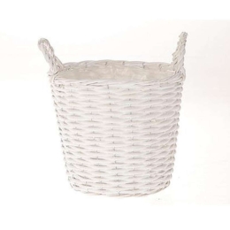 Καλάθι Με Νάιλον 012.862464131 Φ16,5x13cm Ψάθινο White Ψάθα