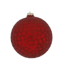 Χριστουγεννιάτικη Μπάλα 013.777952 10cm Red