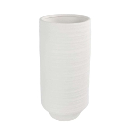 Βάζο Κεραμικό 013.785742 22,5x50,5cm White Κεραμικό